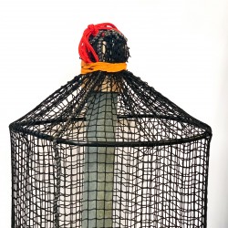 Cage Mytilus-Protect® anti prédation sur pieu de bouchot