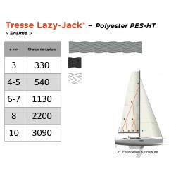 Desestockaje 21 metros Ø4 mm Lazy-Jack | Poliéster HT